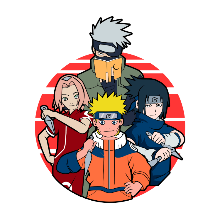4 thầy trò Naruto