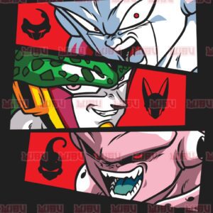 Dragon Ball Frieza, Cell, Majin Buu