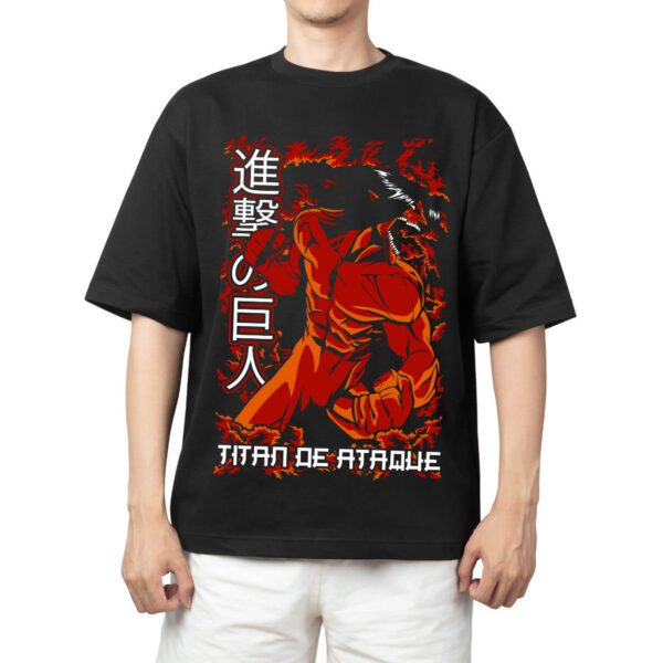 Áo thun Wibu Attack On Titan Titan Tiến Công