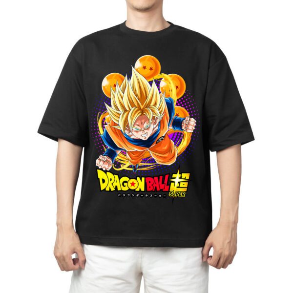 Áo thun Wibu Dragon Ball Super Son Goku 4 trắng