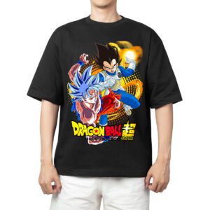 Áo thun Wibu Dragon Ball Super Son Goku vs Vegeta