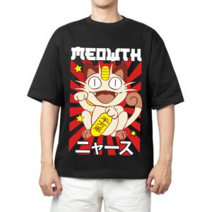 Áo thun Wibu Pokemon Meowth