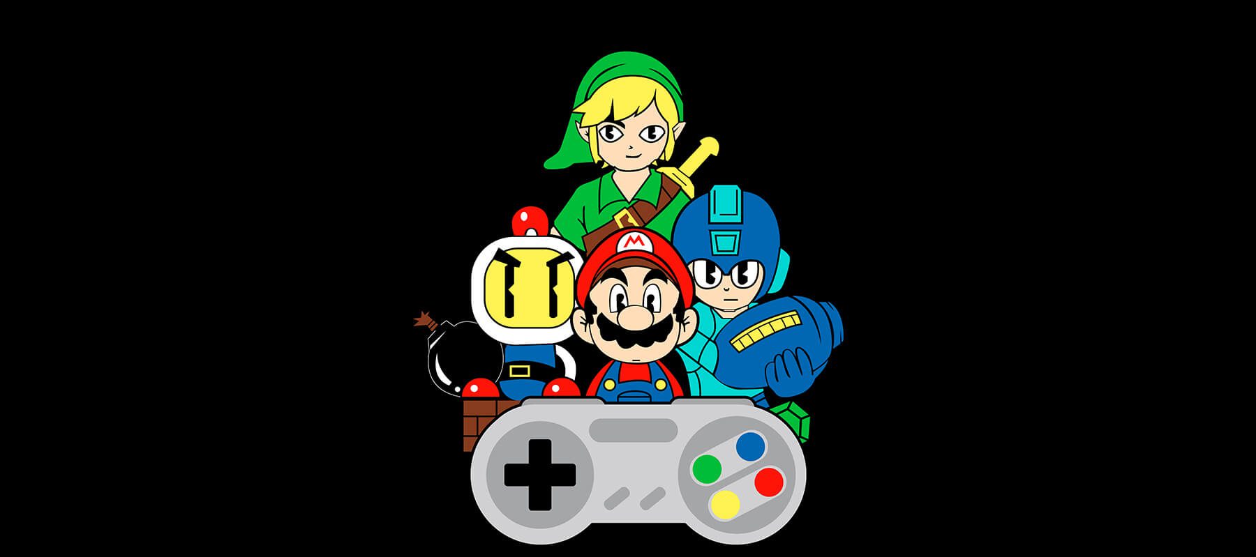 BANNER RETRO GAMING