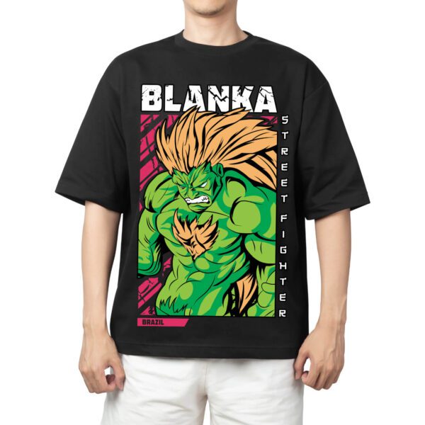 Áo thun Wibu Street Fighter Blanka