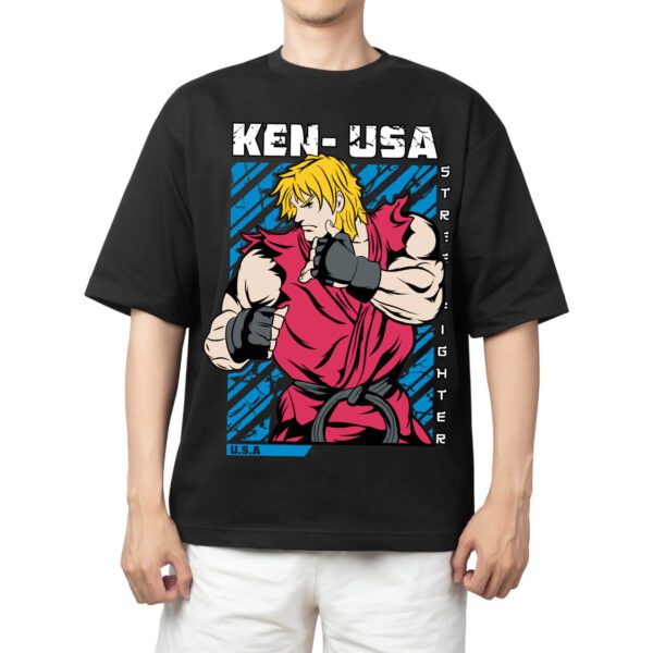 Áo thun Wibu Street Fighter Ken