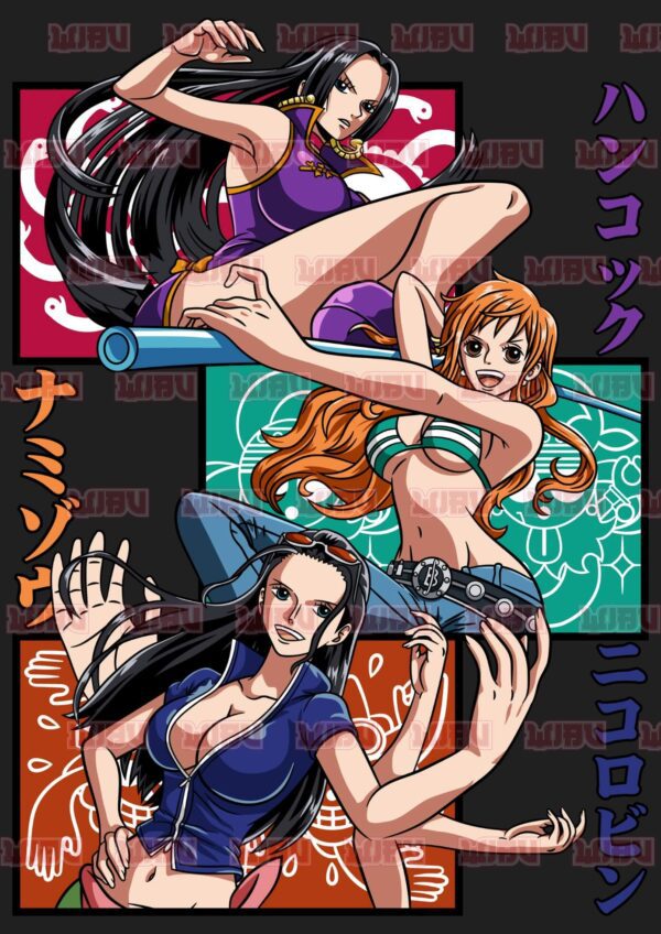 Boa Hancock, Nami, Nico Robin