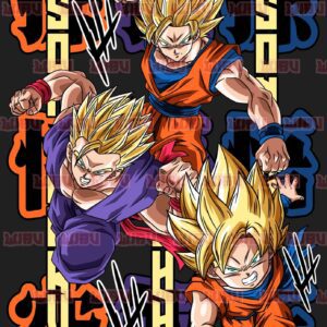 Dragon Ball Goku, Gohan, Goten