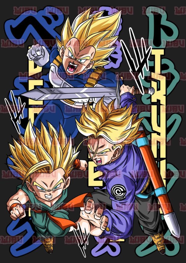 Dragon Ball Vegeta, Future Trunks, Trunks