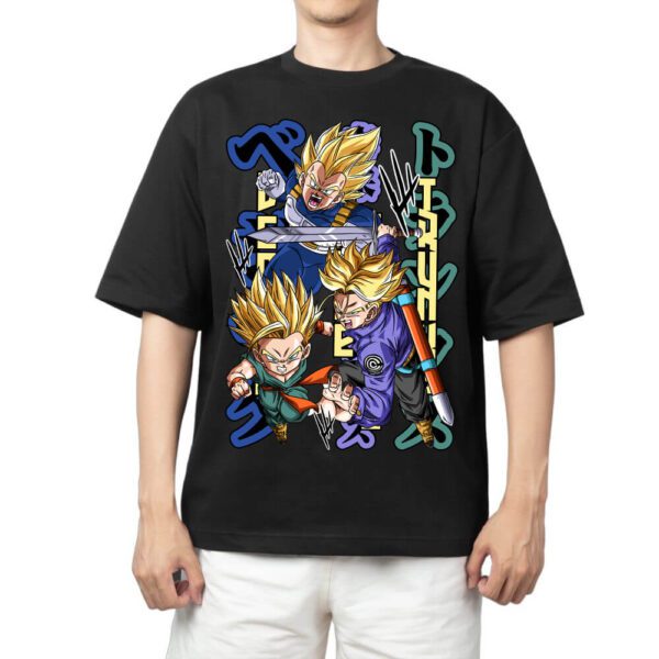 Áo thun Wibu Dragon Ball Vegeta, Future Trunks, Trunks