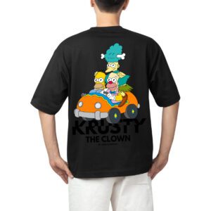 Áo thun Wibu Cartoon Krusty The Clown sau