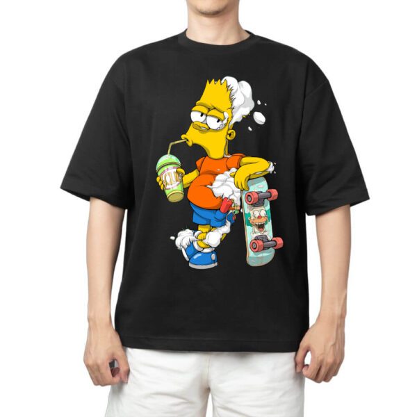 Áo thun Wibu Cartoons Bart Simpson 2