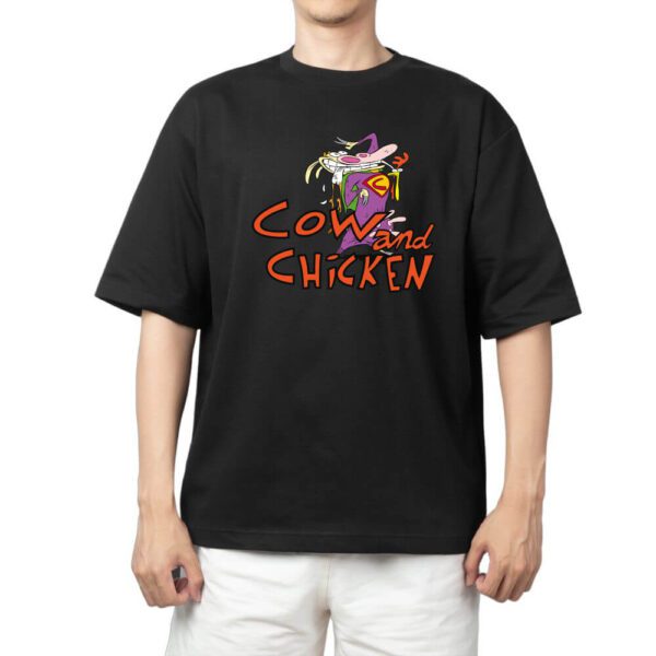 Áo thun Wibu Cartoons Cow and Chicken