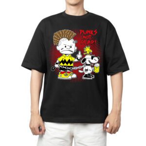 Áo thun Wibu Cartoons Snoopy Punk