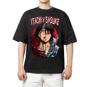 Áo thun Wibu Itachi vs Sasuke