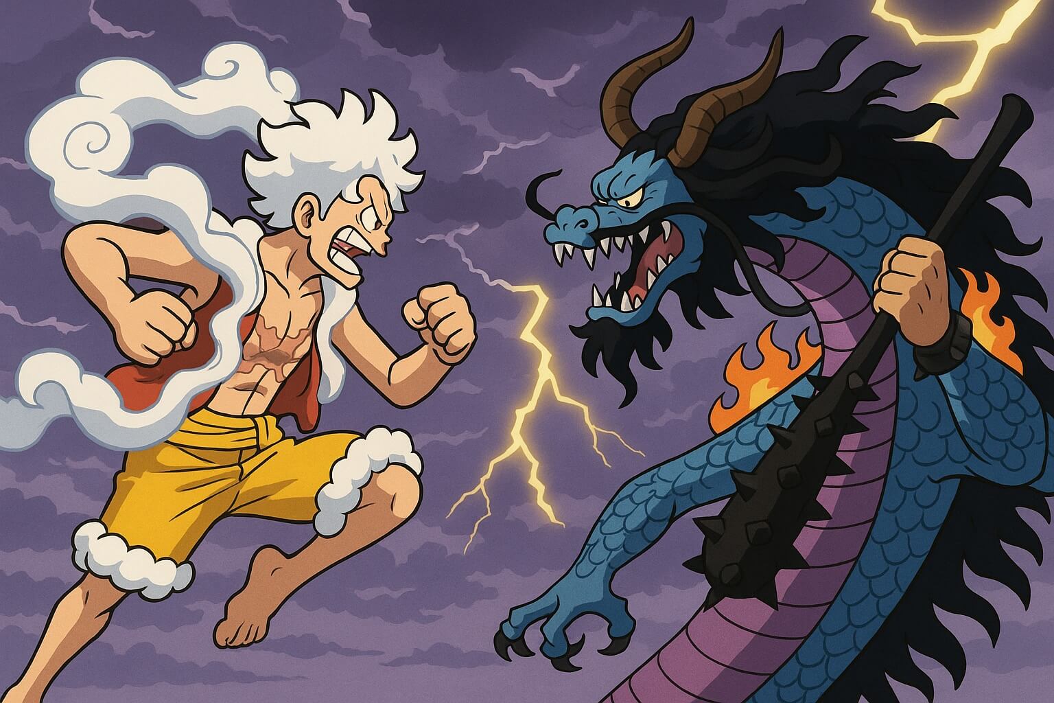 luffy và kaido