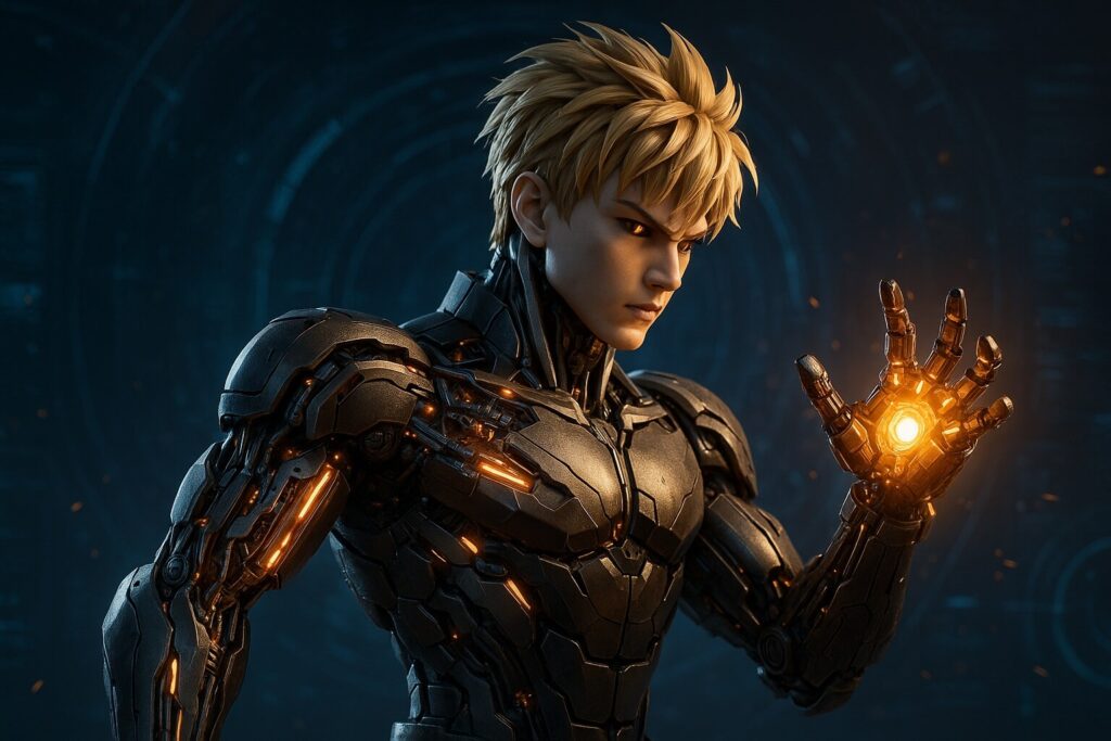 one punch man genos