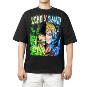 Áo thun Wibu One Piece Zoro vs Sanji