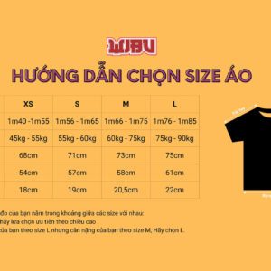 Size áo Wibu